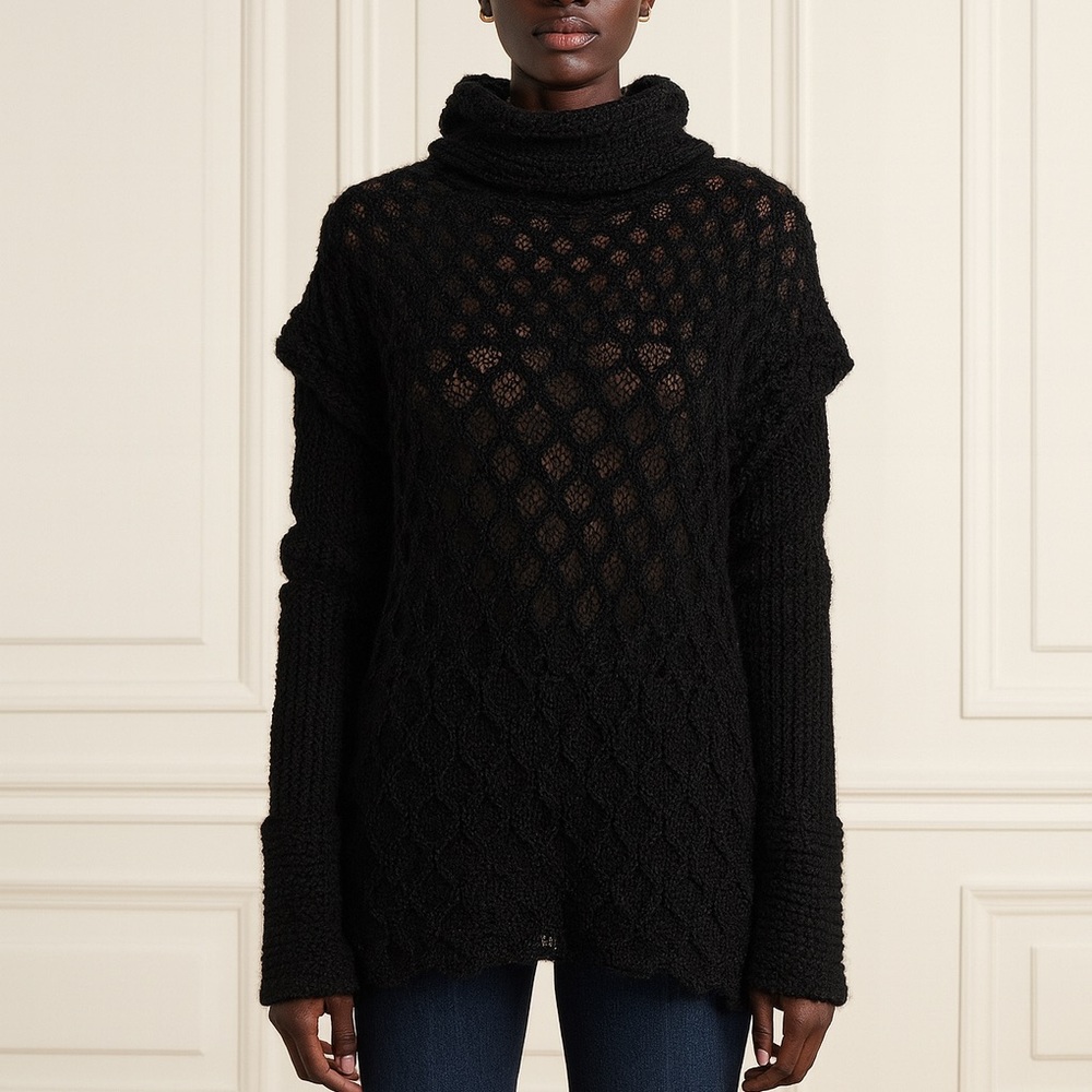 Ann Demeulemeester Black Knit Sweater